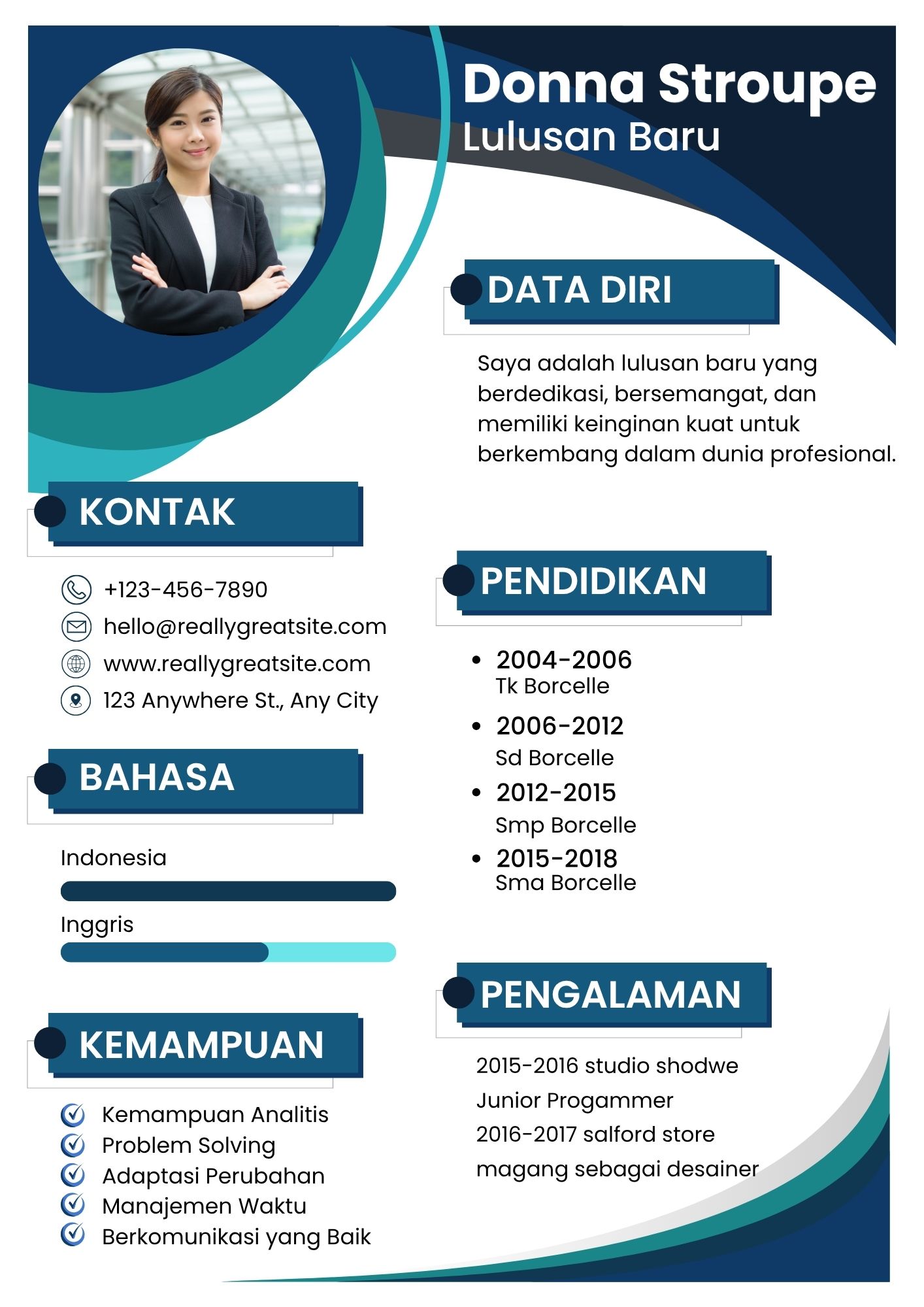 Desain CV 6