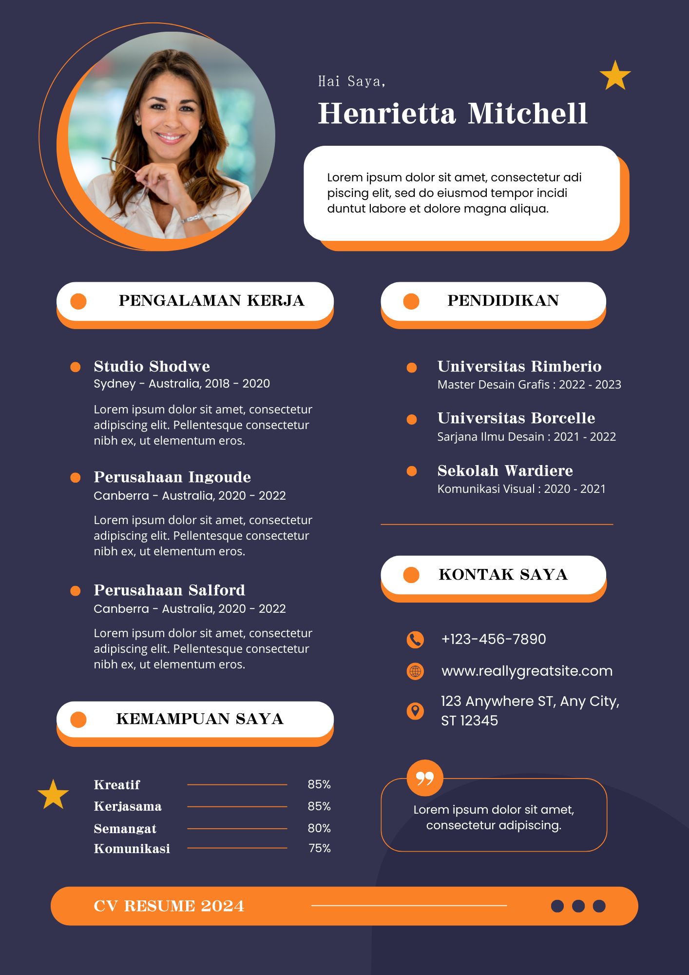 Desain CV 1