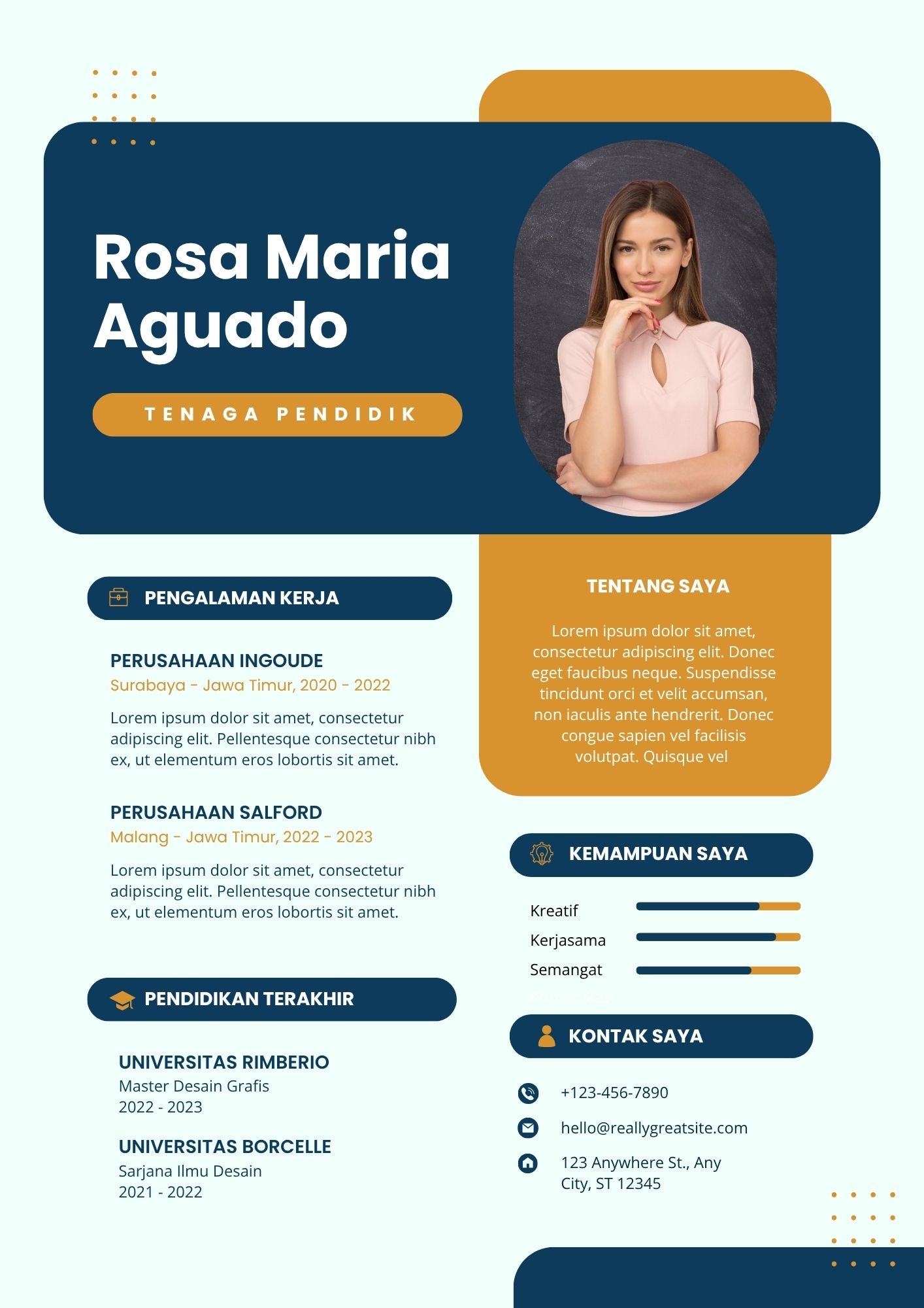 Desain CV 6