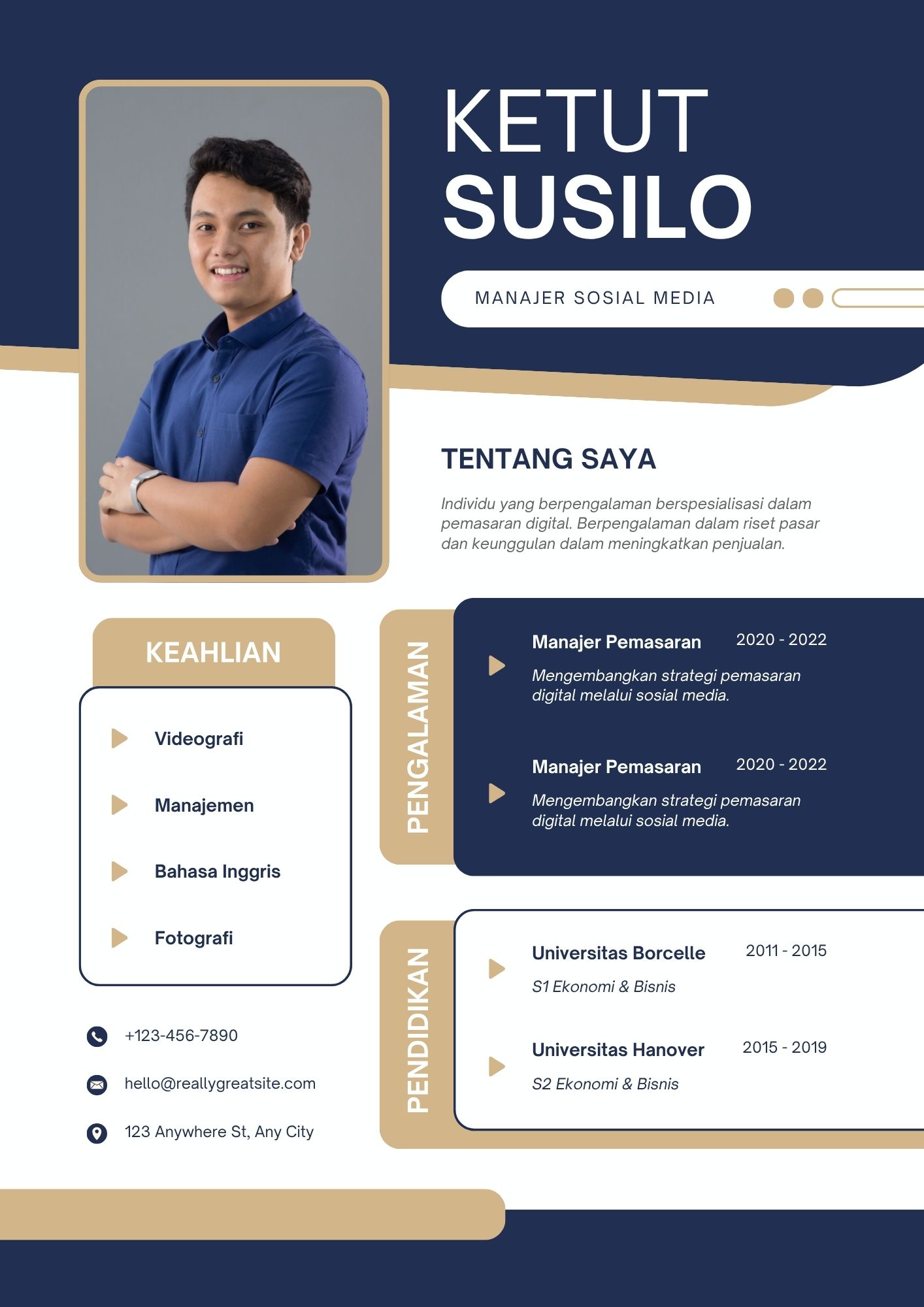 Desain CV 6