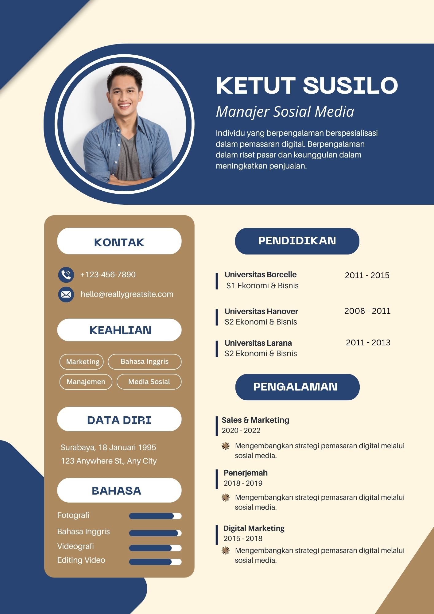 Desain CV 3